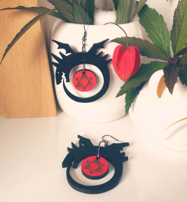 Boucles d'oreilles Full Metal Alchemist