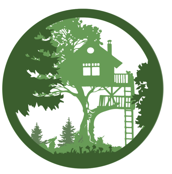 Veilleuse cabane en foret