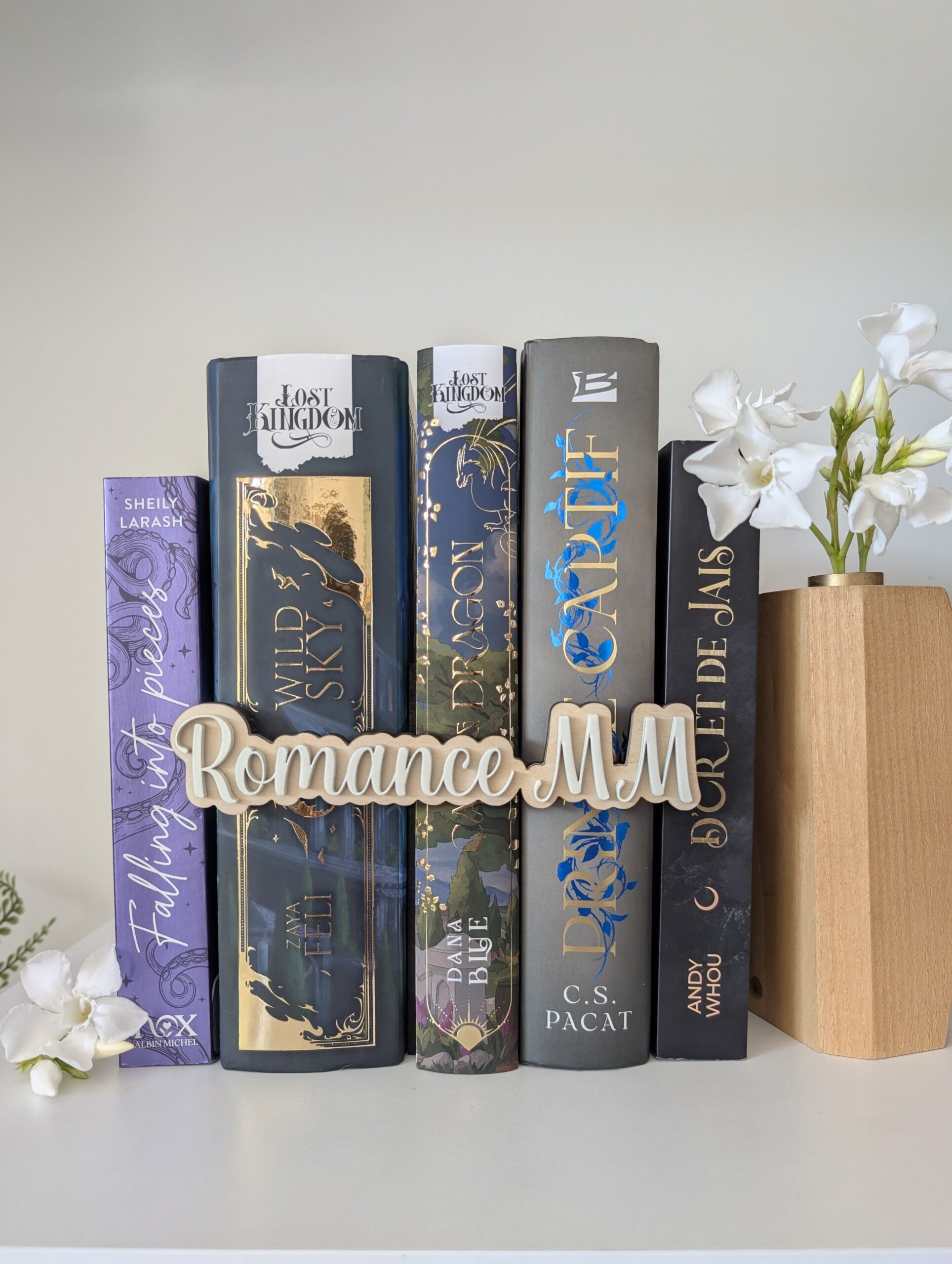 Décoration bibliothèque Romance MM – Image 2