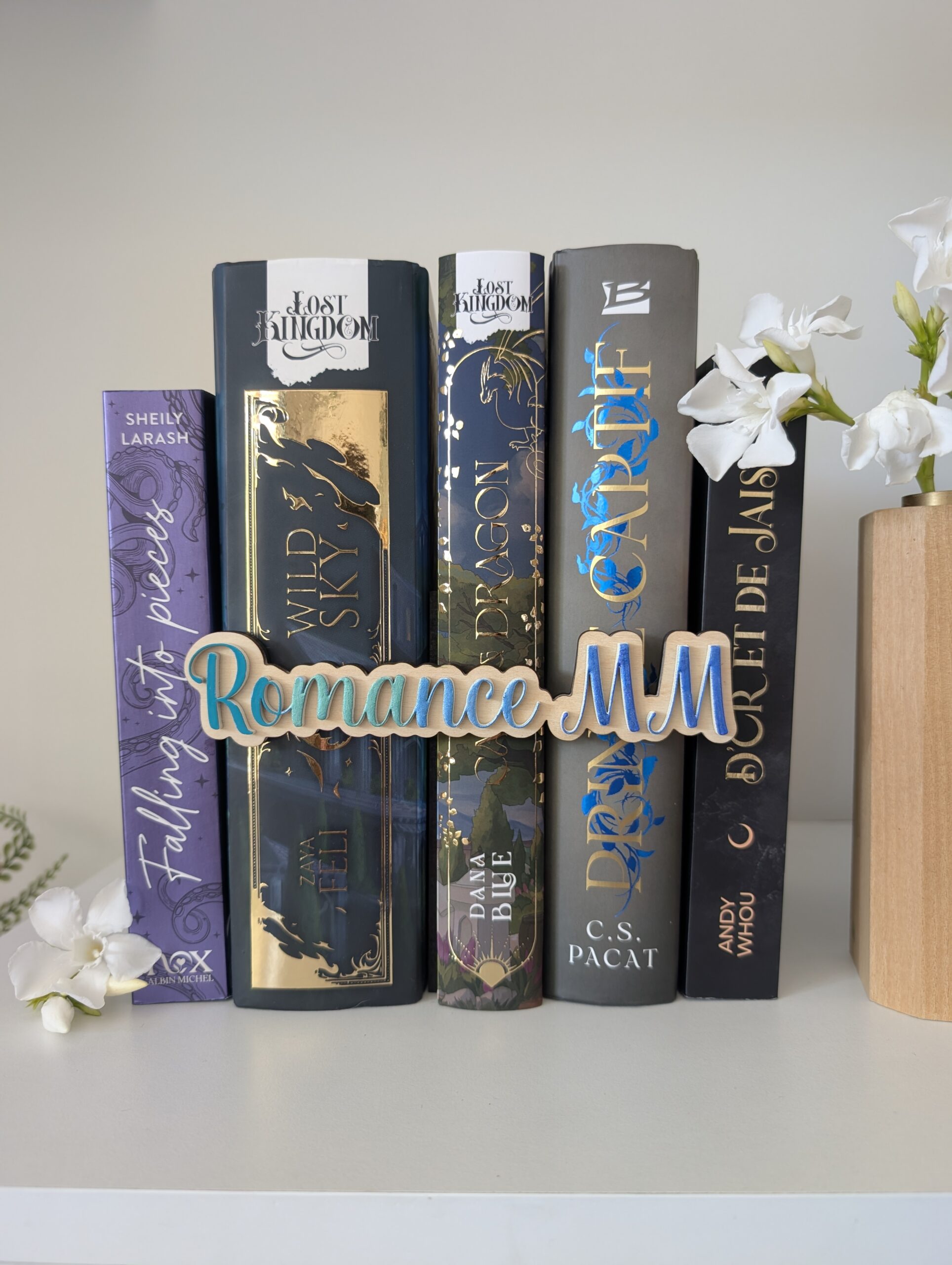 Décoration bibliothèque Romance MM – Image 3